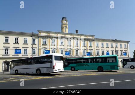 La gare de Ljubljana Banque D'Images