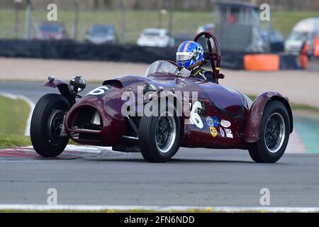 Nick Wigley, John Ure, Cooper Bristol T24/25, Trophée de Woodcote RAC, Trophée de mousse Stirling, Pour les voitures de sport avant 61, Donington Historic Festival, Doning Banque D'Images