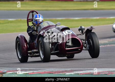 Nick Wigley, John Ure, Cooper Bristol T24/25, Trophée de Woodcote RAC, Trophée de mousse Stirling, Pour les voitures de sport avant 61, Donington Historic Festival, Doning Banque D'Images