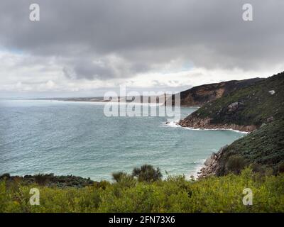 Vues sur le circuit de marche de Tongue point, parc national Wilsons Promontory, Australie Banque D'Images