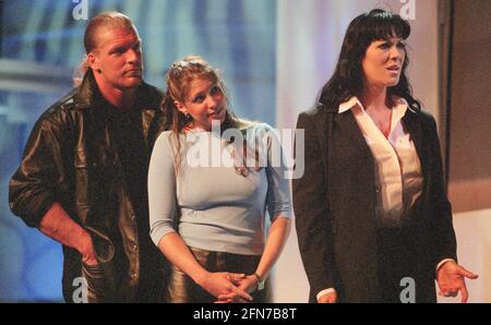 Triple H Stephanie McMahon Chyna 2000 Photo de John Barrett/PHOTOlink/MediaPunch Banque D'Images