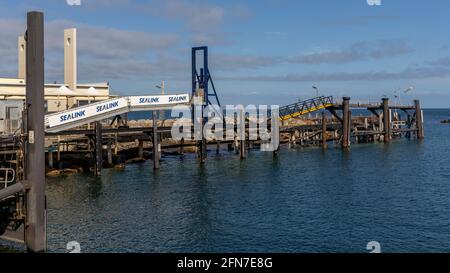 Kangaroo Island Sealink terminal de ferry à cape jervis en Australie méridionale le 7 mai 2021 Banque D'Images