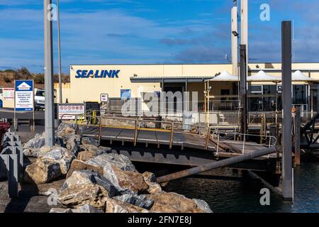 Kangaroo Island Sealink terminal de ferry à cape jervis en Australie méridionale le 7 mai 2021 Banque D'Images