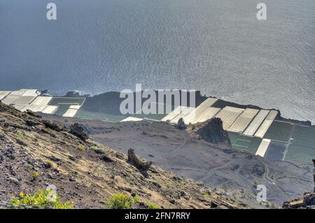 Volcan San Antonio, la Palma, Espagne Banque D'Images