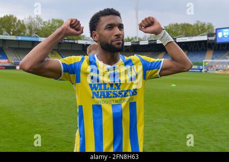 WAALWIJK, PAYS-BAS - MAI 13 : Sylla SOW du RKC Waalwijk pendant le match néerlandais Eredivisiie entre le RKC Waalwijk et le FC Twente au Mandemakers Stadion Banque D'Images