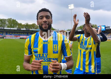 WAALWIJK, PAYS-BAS - MAI 13 : Sylla SOW du RKC Waalwijk pendant le match néerlandais Eredivisiie entre le RKC Waalwijk et le FC Twente au Mandemakers Stadion Banque D'Images