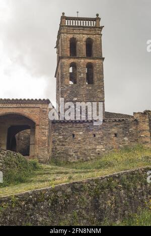 Plan vertical de la Mezquita de Almonaster la Real à Huelva, Espagne Banque D'Images