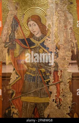 Intérieur du musée, Musèu dera Val d'Aran, à Vielha (Vallée de l'Aran, Catalogne, Espagne) ESP: Interior del Musèu dera Val d'Aran, en Vielha (España) Banque D'Images