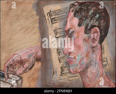 George Gershwin autoportrait, 1934. Banque D'Images