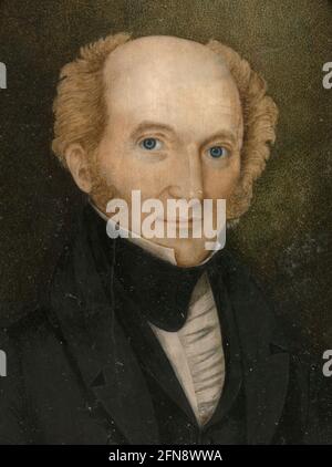 Martin Van Buren, c. 1837. Banque D'Images