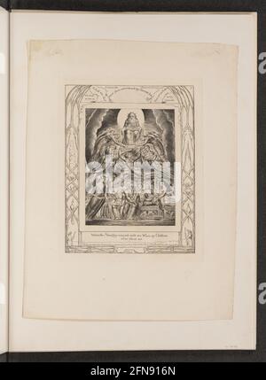 Satan avant le trône de Dieu, 1825. Banque D'Images