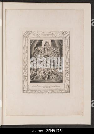 Satan avant le trône de Dieu, 1825. Banque D'Images