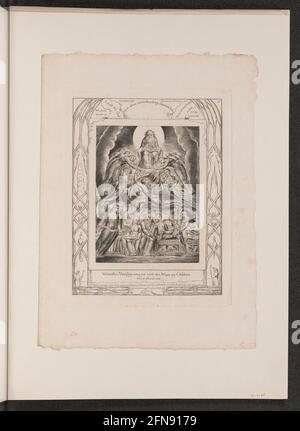 Satan avant le trône de Dieu, 1825. Banque D'Images