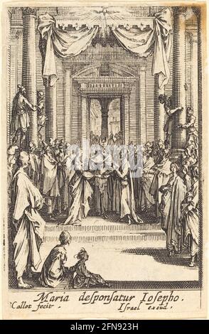 Le mariage de la Vierge, en 1630 ou après. Banque D'Images