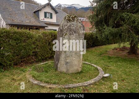 Pèira de Mijaran, le centre géographique de la vallée de l'Aran (Vallée de l'Aran, Catalogne, Espagne, Pyrénées) ESP: Pèira de Mijaran, centro geográfico de Arán Banque D'Images