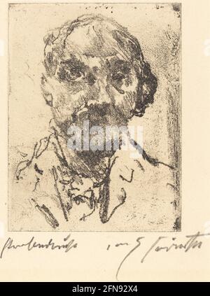 Selbstbildnis (autoportrait), 1921/1922. Banque D'Images