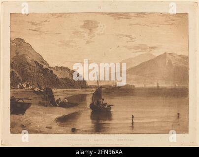 Inverary Pier, publié en 1811. Banque D'Images