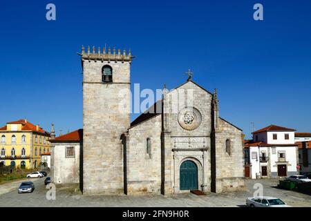 Gothique / Église paroissiale Renaissance / Igreja Matriz, Caminha, province de Minho, Portugal Banque D'Images