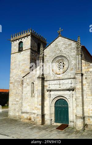 Gothique / Église paroissiale Renaissance / Igreja Matriz, Caminha, province de Minho, Portugal Banque D'Images