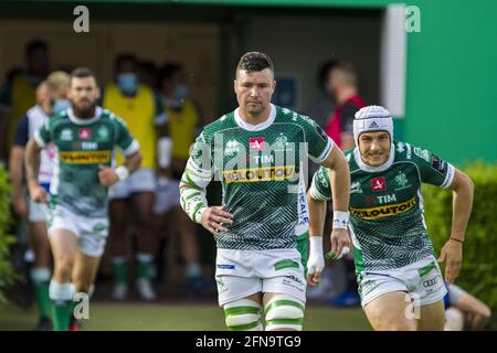 Stade Monigo, Trévise, Italie, 15 mai 2021, 15/05/2021; Foto Alfio Guarise; Guinness Pro14 Rainbow Cup; Stadio Monigo Trévise; Benetton vs Zebre pendant Rainbow Cup - Benetton Trévise vs Zebre Rugby, Rugby Guinness Pro 14 Match - photo Alfio Guarse / LM Banque D'Images