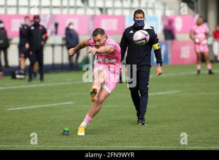 Paris, France. 15 mai 2021. Joris Segonds de Stade Francais lors du championnat français Top 14 des matches de rugby entre Stade Francais Paris et Montpellier Herault Rugby (MHR) le 15 mai 2021 au Stade Jean Bouin à Paris, France - photo Jean Catuffe/DPPI crédit: DPPI Media/Alay Live News Banque D'Images