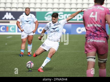 Paris, France. 15 mai 2021. Lucas Chaudanson de Montpellier lors du championnat français Top 14 des matches de rugby entre Stade Francais Paris et Montpellier Herault Rugby (MHR) le 15 mai 2021 au Stade Jean Bouin à Paris, France - photo Jean Catuffe/DPPI crédit: DPPI Media/Alay Live News Banque D'Images