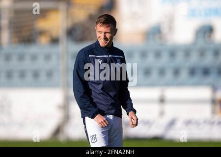 Dens Park, Dundee, Royaume-Uni. 15 mai 2021. Scottish Championship football, Premiership Playoff, Dundee FC versus Raith Rovers ; Jordan McGhee of Dundee pendant l'échauffement avant le match crédit : action plus Sports/Alay Live News Banque D'Images