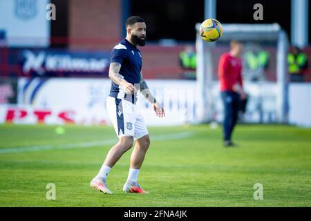 Dens Park, Dundee, Royaume-Uni. 15 mai 2021. Scottish Championship football, Premiership Playoff, Dundee FC versus Raith Rovers ; Alex Jakubiak de Dundee pendant l'échauffement avant le match Credit: Action plus Sports/Alay Live News Banque D'Images