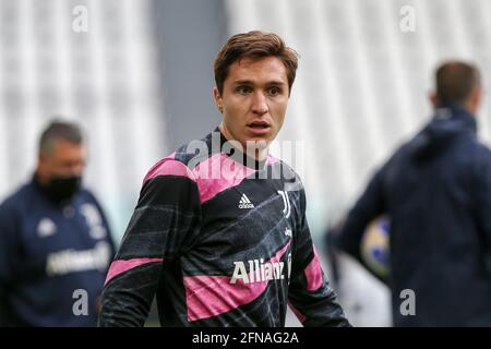 Federico Chiesa de Juventus FC lors du match entre Juventus FC et FC Internazionale au stade Allianz le 15 mai 2021 à Turin, Italie. Banque D'Images
