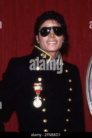 Michael Jackson septembre 1984 crédit : Ralph Dominguez/MediaPunch Banque D'Images