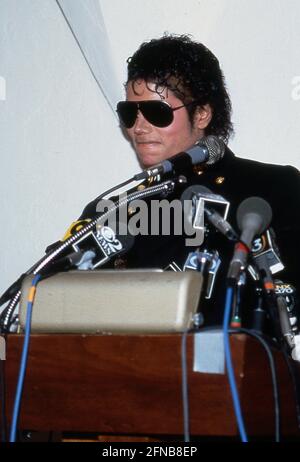 Michael Jackson 1984 crédit : Ralph Dominguez/MediaPunch Banque D'Images