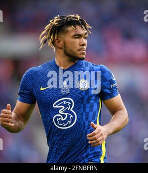 Londres, Royaume-Uni. 15 mai 2021. 15 mai 2021 - Chelsea / Leicester City - FA Cup final - Wembley Stadium - London Chelsea's Reece James lors de la FA Cup final contre Leicester City. Crédit photo : crédit: Mark pain/Alamy Live News Banque D'Images