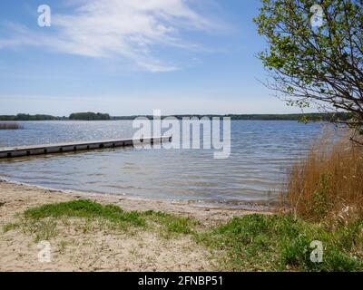 Parc national sur le district du lac de Mecklembourg Banque D'Images