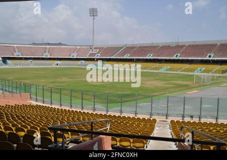 Stade sportif d'Accra dans la ville africaine d'Accra, au Ghana. Banque D'Images