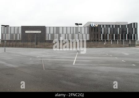 Les studios Granada d'ITV abritant Coronation Street à Salford Quays Manchester. Banque D'Images