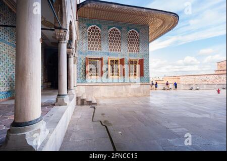 Une partie de la Section de l'Harem impérial du palais de Topkapi Banque D'Images