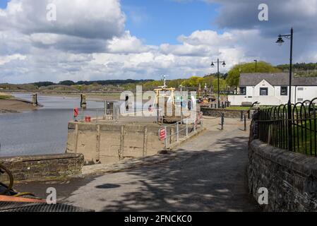 Kirkcudbright Harbour à Galloway, Écosse Banque D'Images