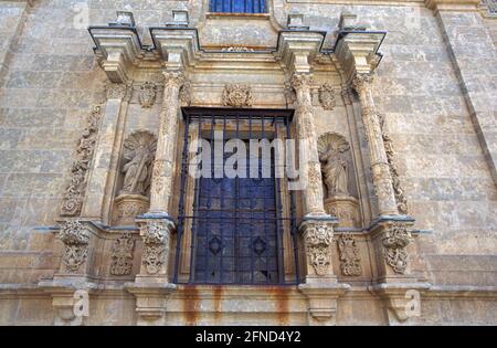 Cathédrale, Ciudad Rodrigo, province de Salamanque, Castilla y Leon, Espagne Banque D'Images