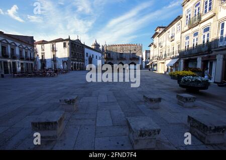 La Praça da República, Viana do Castelo, Portugal Banque D'Images