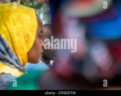 Groupe des jeunes Africains noirs Banque D'Images