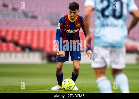 Camp Nou, Barcelone, Catalogne, Espagne. 16 mai 2021. La Liga football, Barcelone contre Celta de Vigo; 16 Pedri pendant le match de la Liga contre Celta de Vigo au stade Camp Nou crédit: Action plus Sports/Alay Live News Banque D'Images