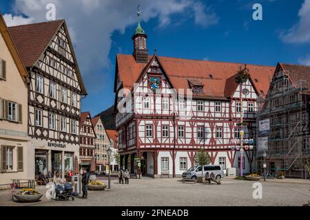 Municipalité de Bad Urach, Bad Urach, Bade-Wurtemberg, Allemagne Banque D'Images