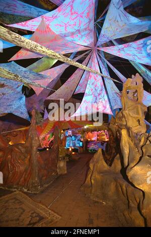 Discothèque 'Temple Natraj' dans le Kunstpark Ost à Grafinger Straße 6 à Munich. [traduction automatique] Banque D'Images