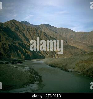 Vallée de l'Indus près de Chilis. [traduction automatique] Banque D'Images