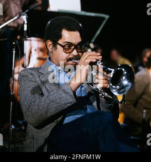 Art Farmer, amerikanischer Jazz-Trompeter, Jazz Fest Berlin, 1981. Art Farmer, trompettiste American Jazz, Jazz Fest Berlin, 1981. Banque D'Images