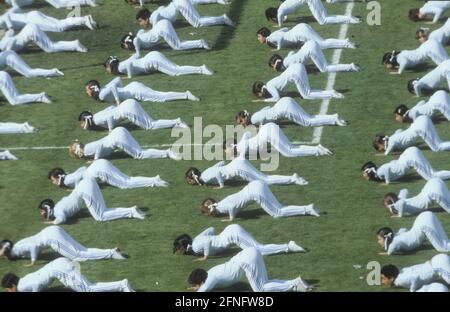 Coupe du monde de football 1978 en Argentine. Cérémonie d'ouverture à l'Estadio Monumental à Buenos Aires 01.06.1978. [traduction automatique] Banque D'Images