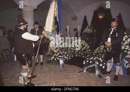 Commémoration du 100e anniversaire de la mort du roi Ludwig II dans l'église Saint-Michel de Munich. [traduction automatique] Banque D'Images