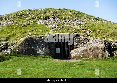 Loughcrews Ancient passage Tombs, Co Meath, Irlande Banque D'Images