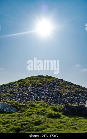 Loughcrews Ancient passage Tombs, Co Meath, Irlande Banque D'Images