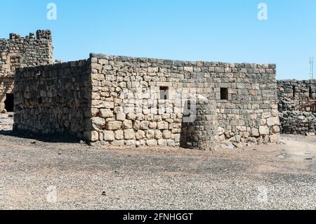 Le Château d'Azraq, Jordanie Banque D'Images